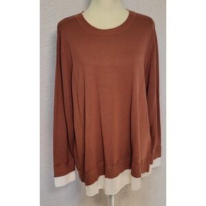 Isaac Mizrahi Live! Twofer NWOT Sweater Size XL 3/4 Sleeve 1011